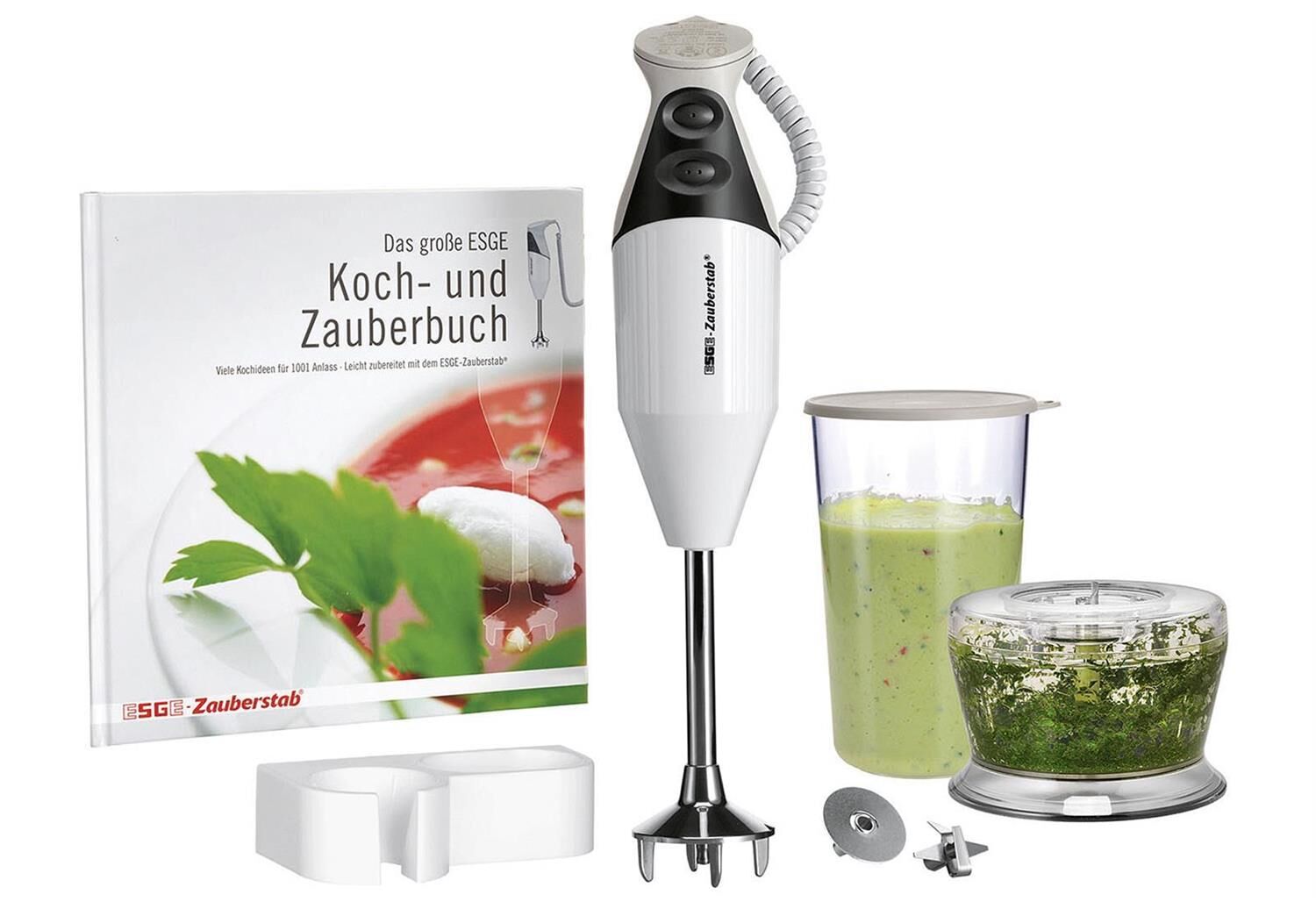 ESGE Stabmixer M160G 2-stufig Metallfuß 0,5 Liter weiß
