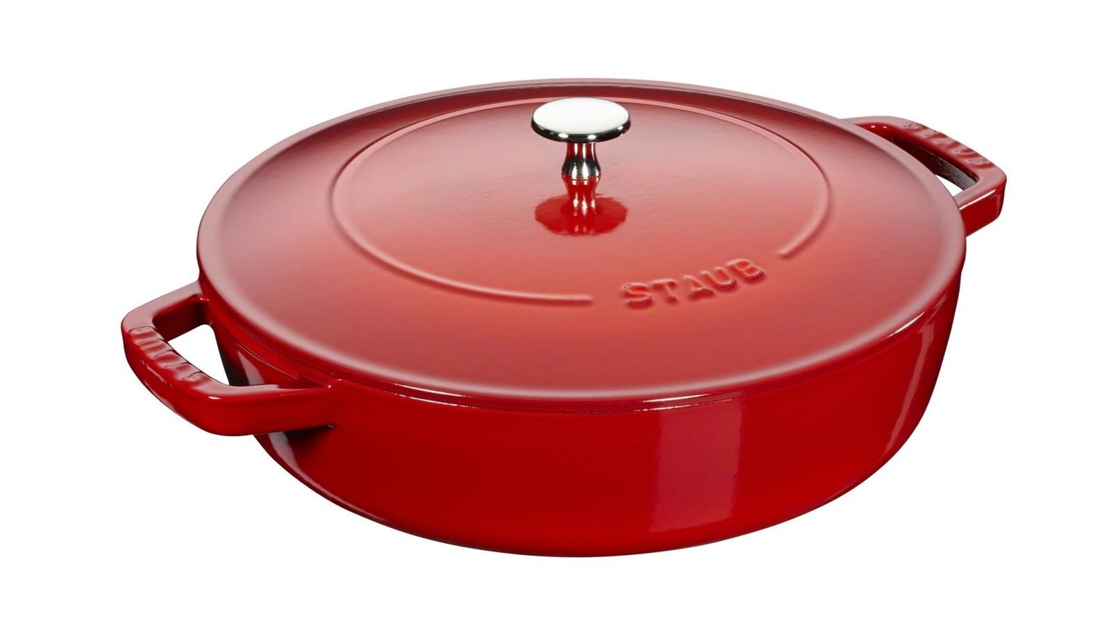 Staub Multifunktionsbräter Chistera Deckel Kirschrot 28cm