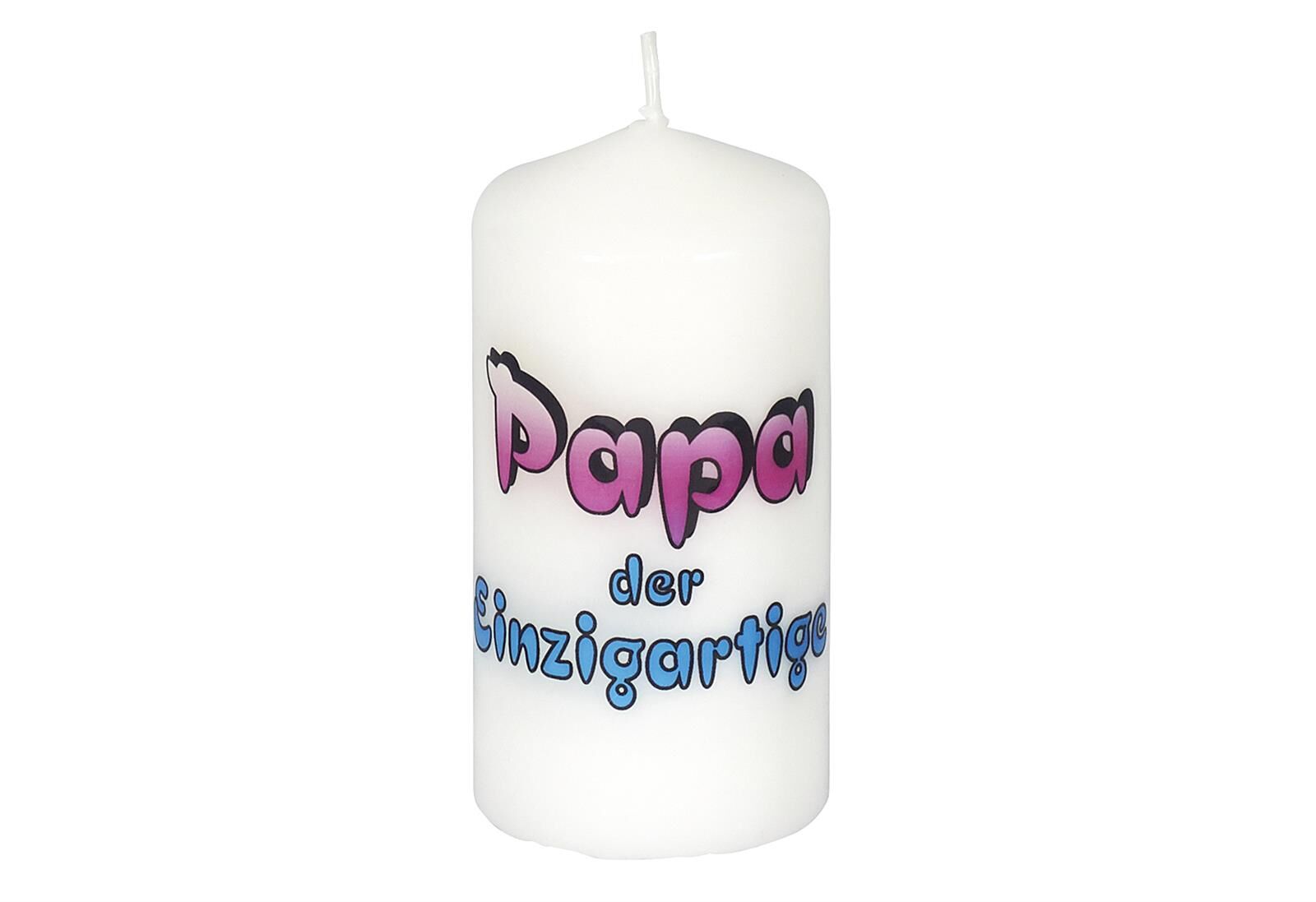 Geburtstagskerze Papa der Einzigartige