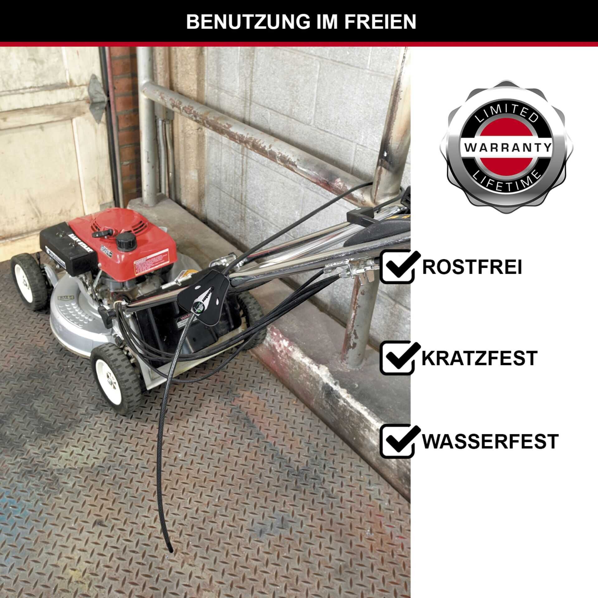 DÖRR MASTER LOCK Schloss Python - Diebstahlsicherungskabel für Kamera