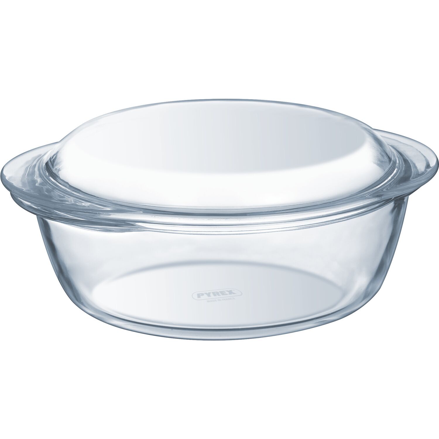 PYREX Kasserolle rund, mit Deckel, Inhalt: 2,30 + 0,70 Liter, ø: 230 mm