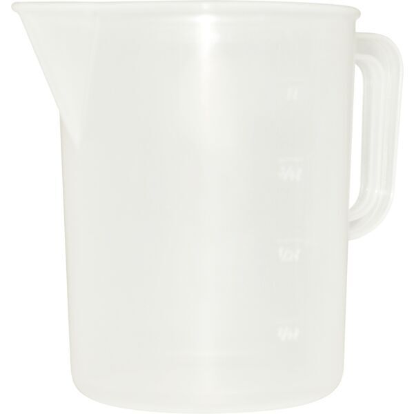 Messbecher Kunststoff, transparent, Inhalt: 1,00 Liter