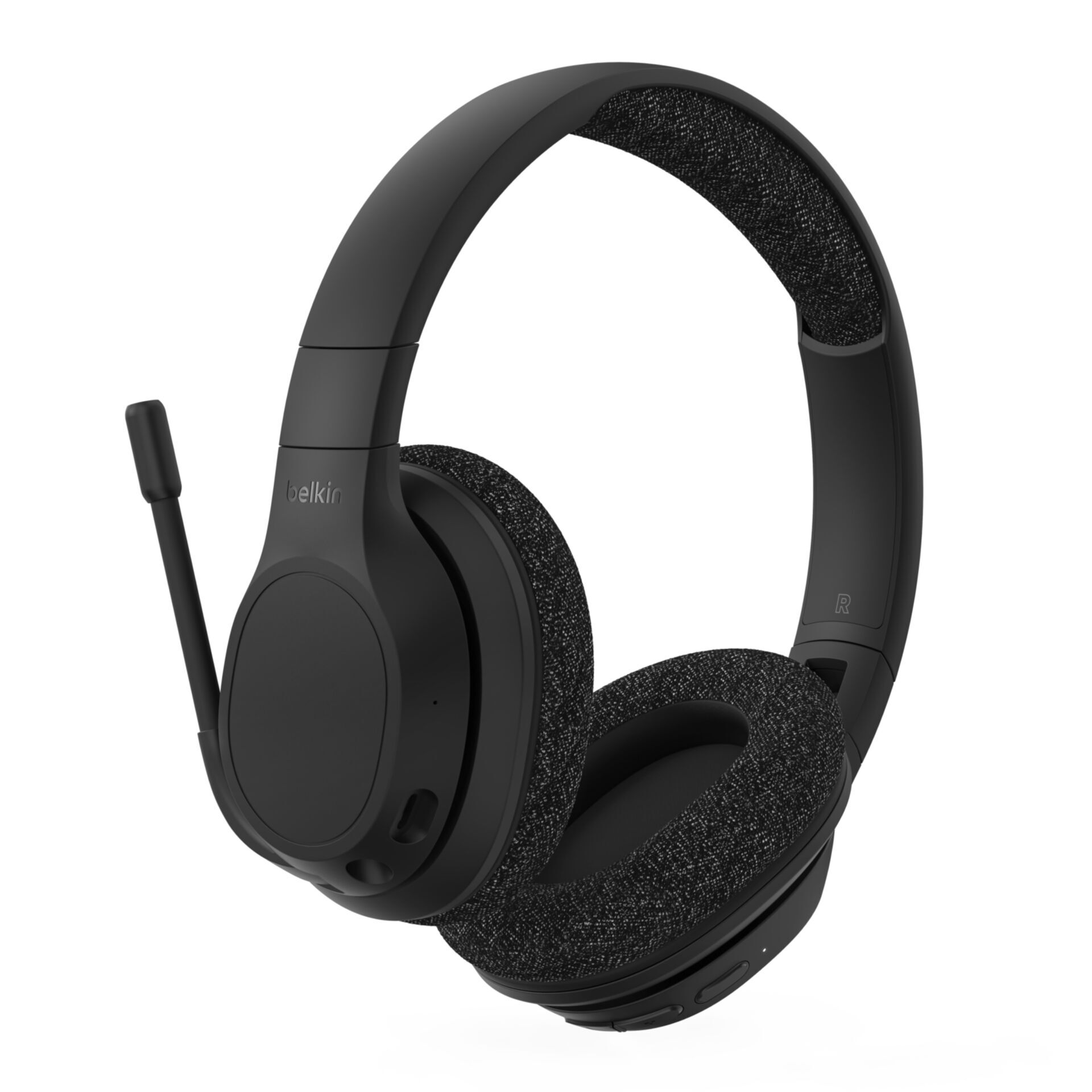 Belkin Soundform Adapt Over-Ear kabellos + USB-C Kab.AUD005btBLK