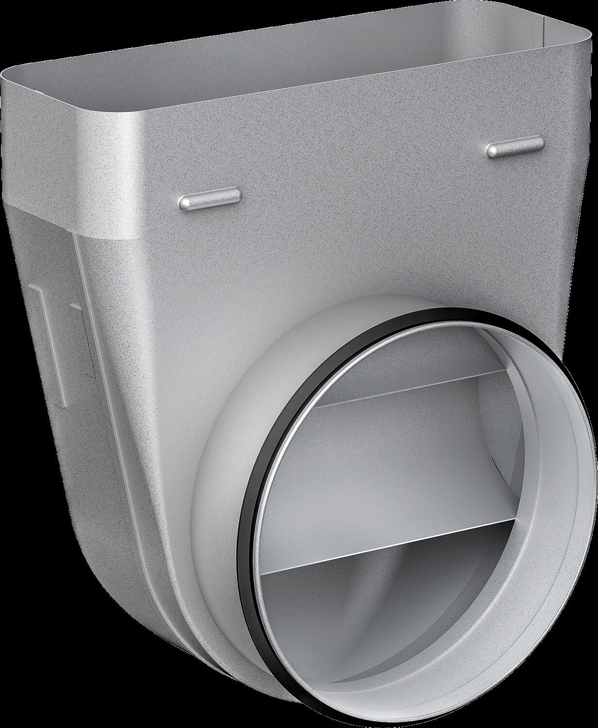 Siemens Flachkanal Überg.rund 90° NW150 Metall LZ31WWX11