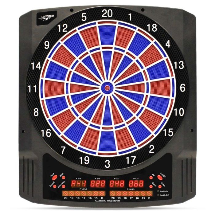 Carromco Carromco Elektronik Dartboard Classic Master Ii, Mit Adapter, 2-Loch Abstand 92656
