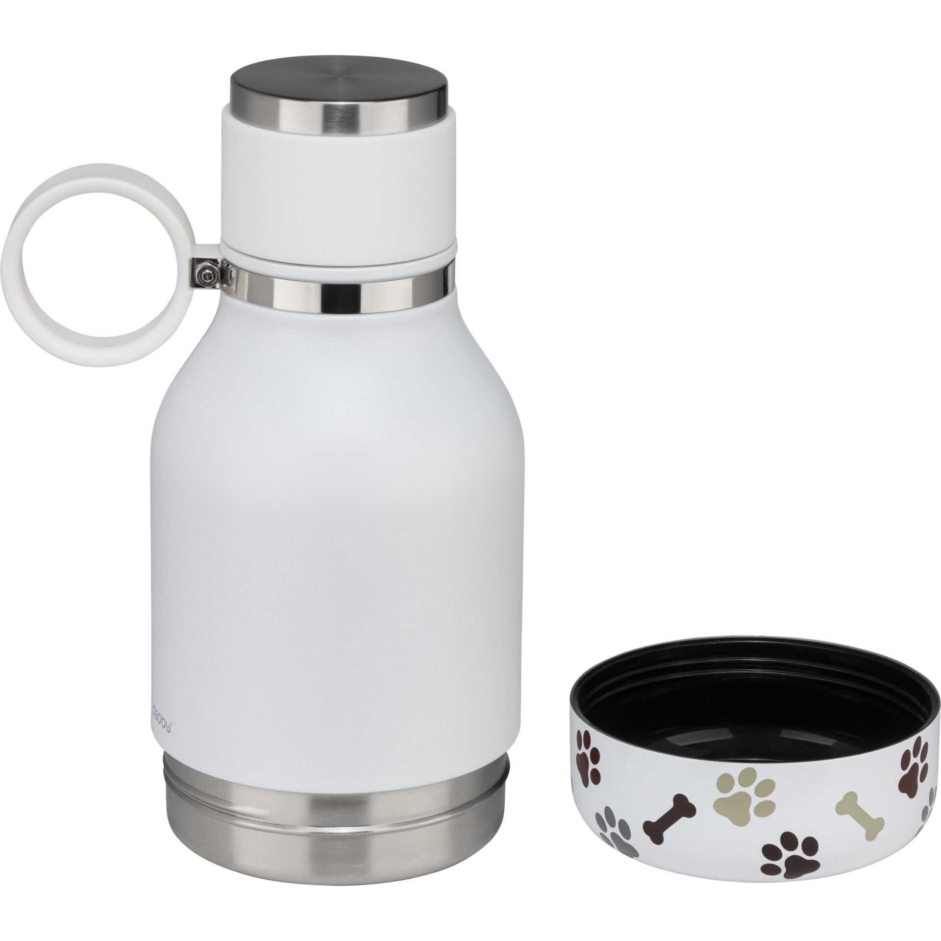 Asobu Dog Bowl Bottle Weiß, 0.975 L