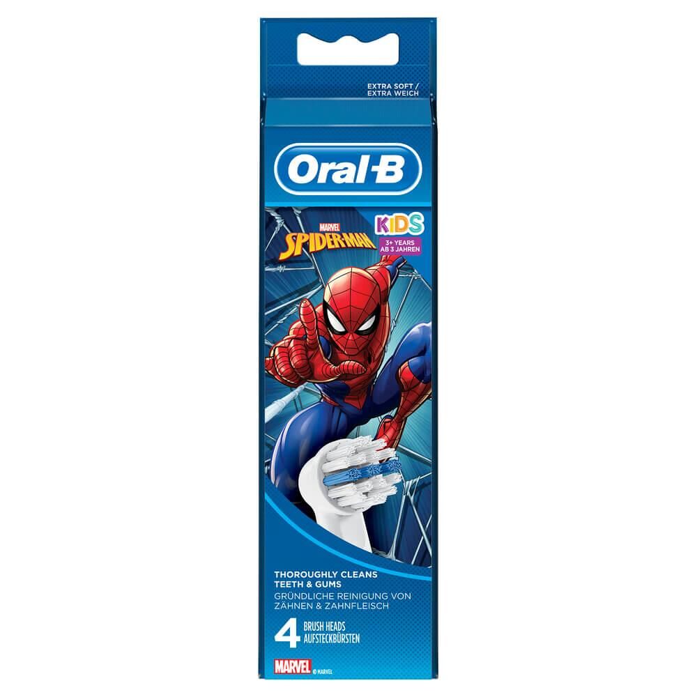 Oral-B Aufsteckbürsten Spiderman 4er