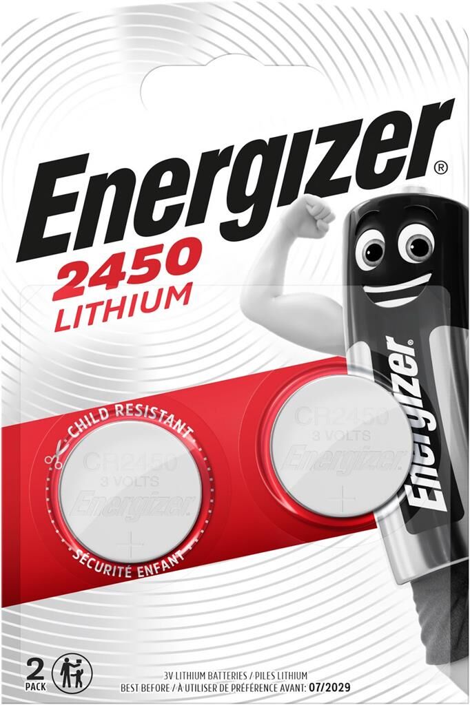 Energizer CR2450 2er Blister / Lithium 3V