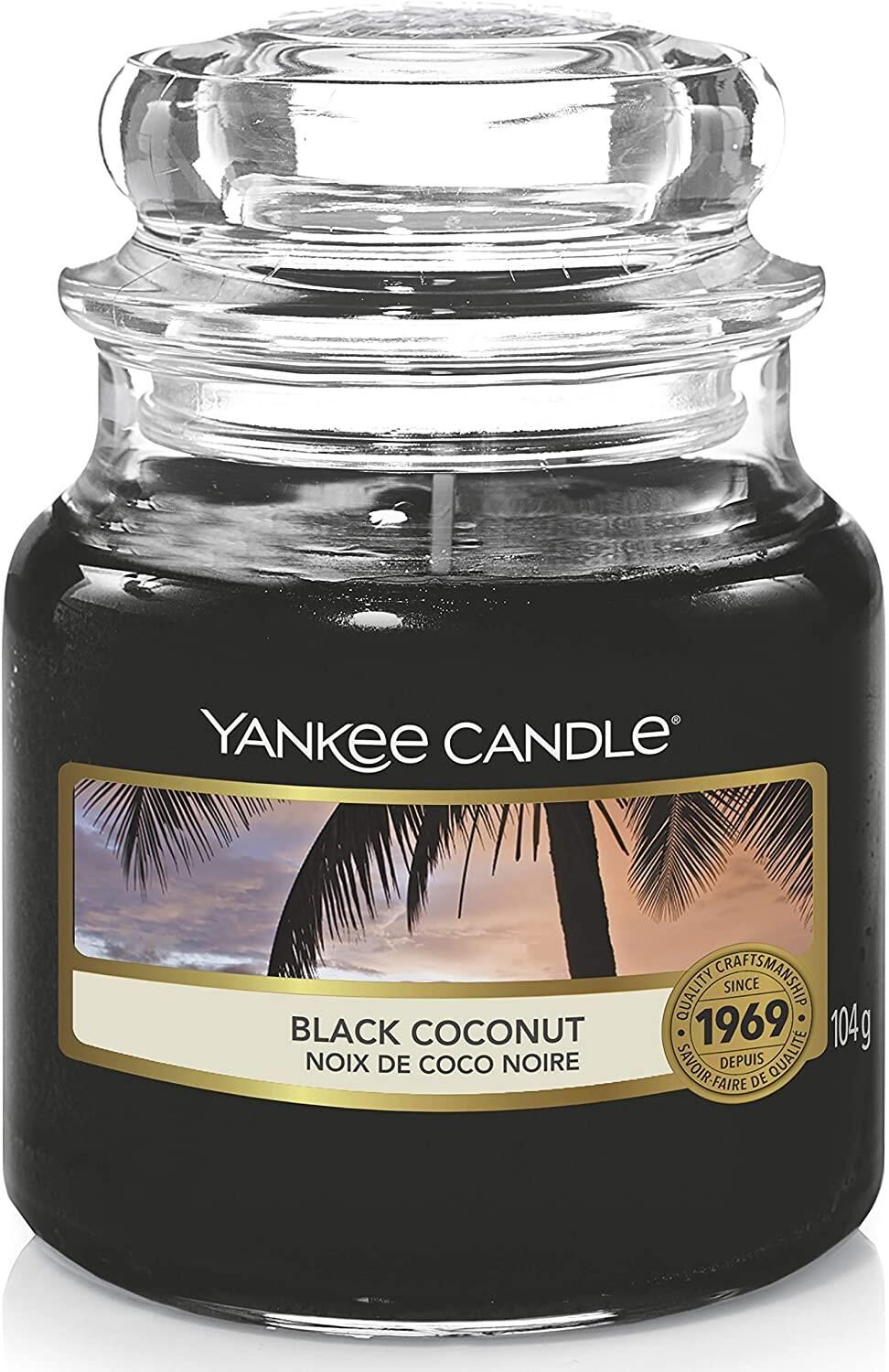 Yankee Candle  BLACK COCONUT  CLASSIC SMALL JAR 104G