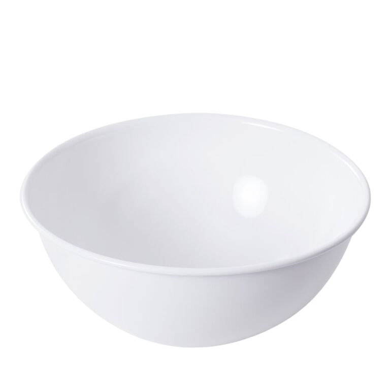 Riess Obst- und Salatschüssel Ø30cm 4,5L Weiss Emaille