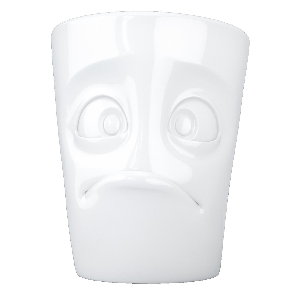 Fiftyeight Products Henkelbecher - verdutzt weiß