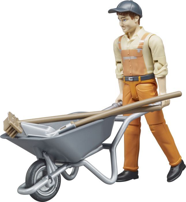 Bruder, Figurenset Kommunalarbeiter 62130, Bworld, 62130