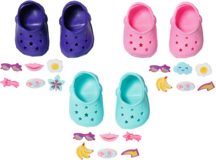 Zapf BABY born Schuhe mit Pins 4sort.43cm 832837