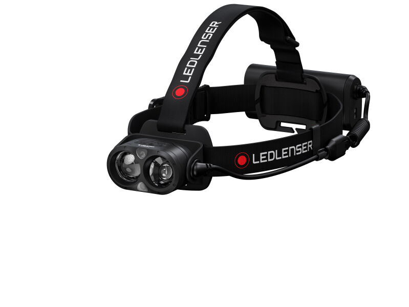 LED LENSER Stirnlampe 3200lm 300m 1Li-Ion IP68 schwenkbar 95G sw LED LENSER H19R CORE