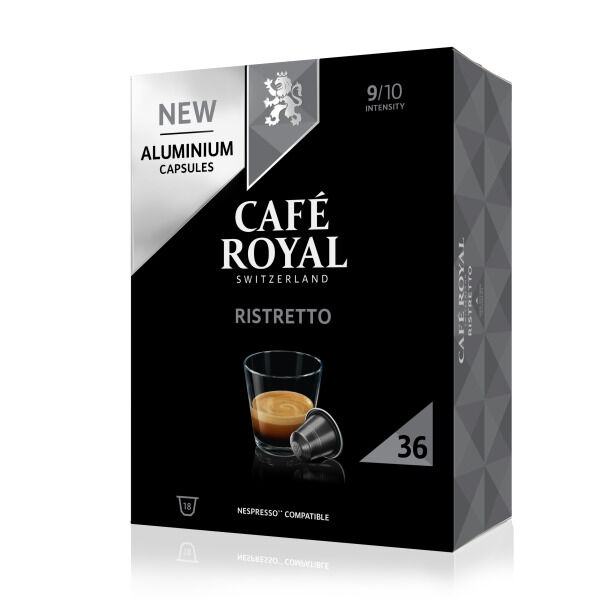 CAFE ROYAL Kaffeekapselbox RISTRETTO XL BOX 36 Kapseln