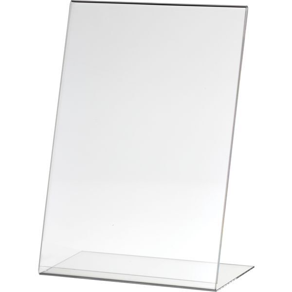 GRADWOHL Kartenhalter klar, Plexi, DIN A 4, abgewinkelt, Höhe: 300 mm