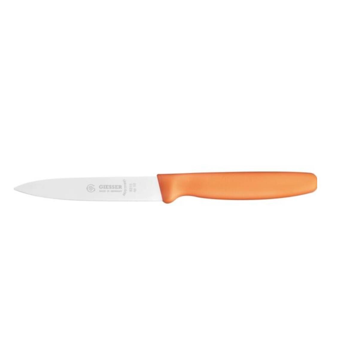 GIESSER Gemüsemesser glatt, 100 mm, mandarin