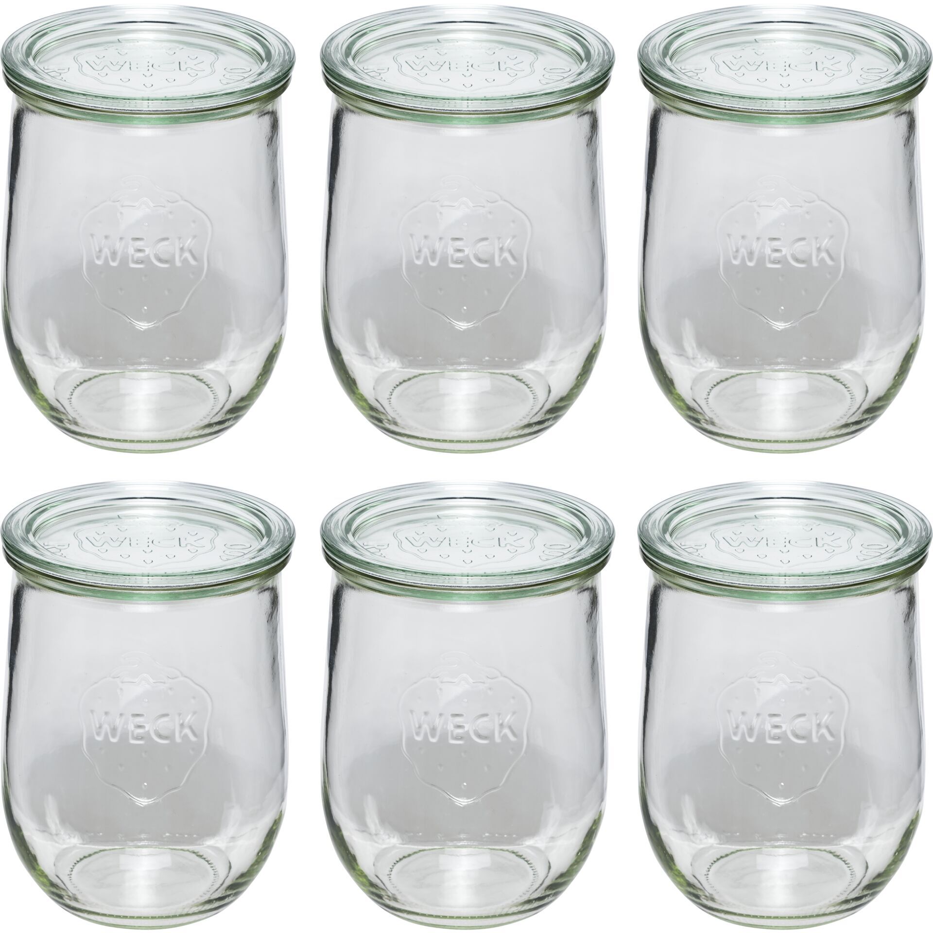 WECK Tulpenform-Glas 1062ml 6er Pack