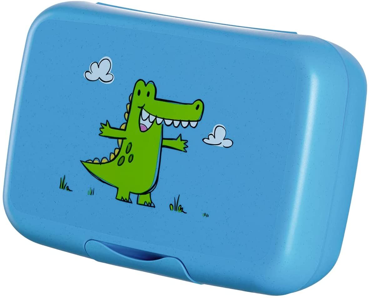 Leonardo Brotdose blau Krokodil Bambini