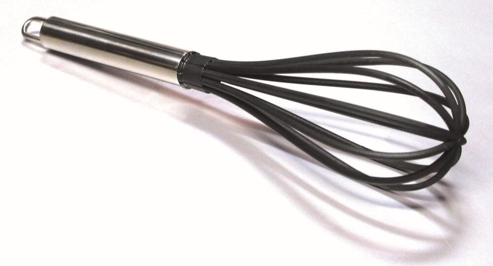 Kelomat Schneebesen Nylon Griff Edelstahl größe L 25cm