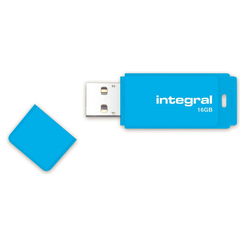 Integral USB Stick Neon 16GB bl (blau)