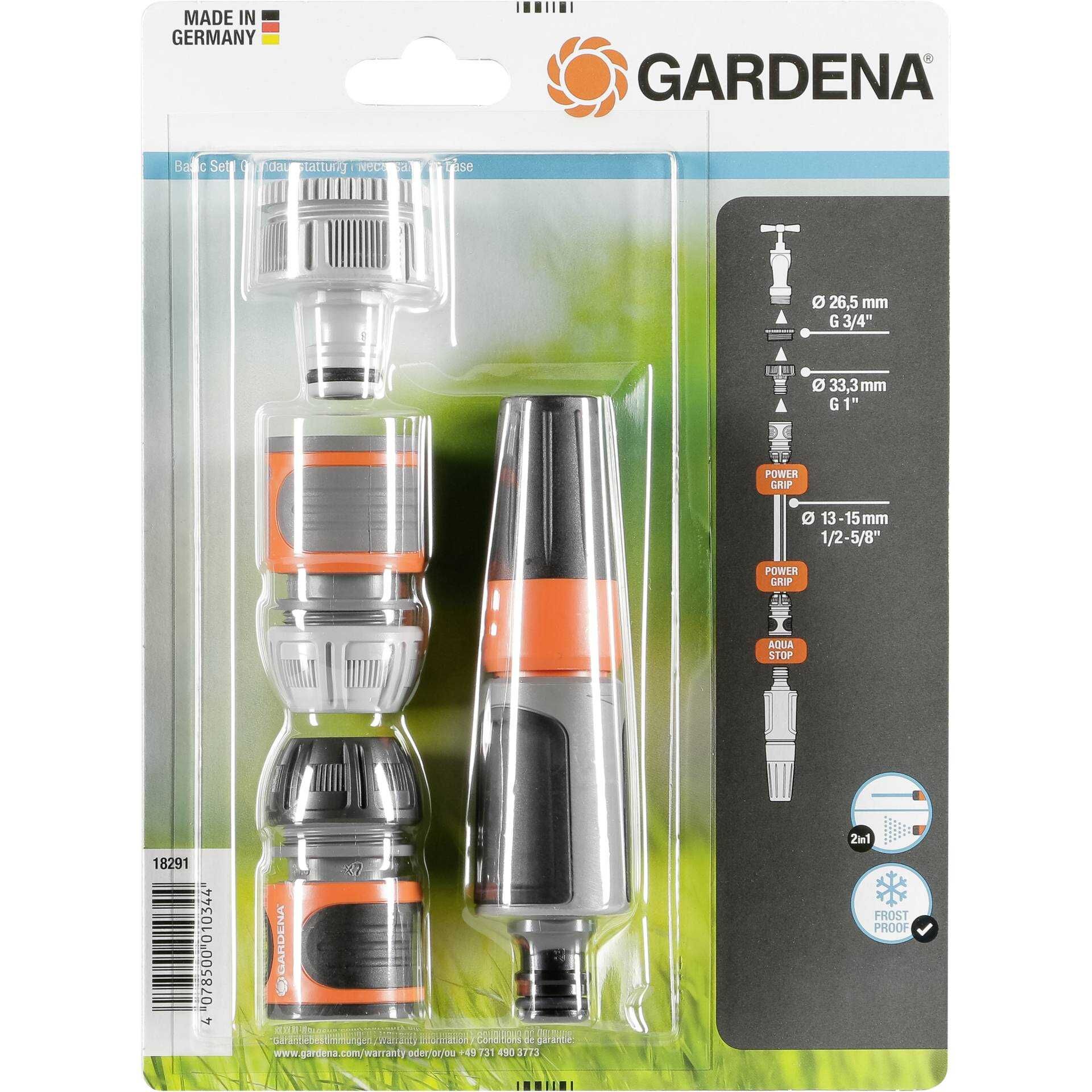 Gardena System Basic Set - Wasserstopp