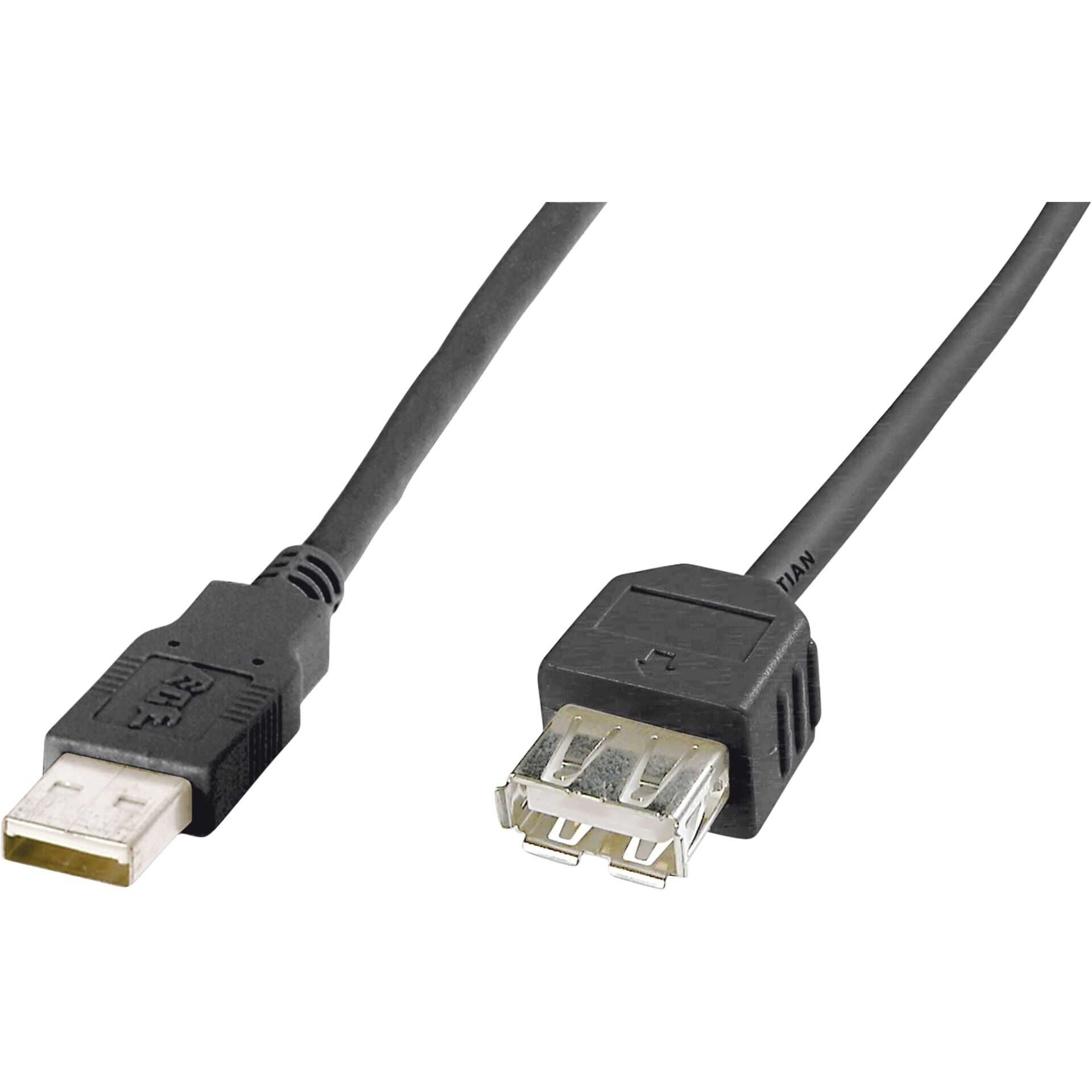 ASSMANN - USB-Verlängerungskabel - USB (W) bis USB (W) - USB 2.0 - 1.8 m - geformt