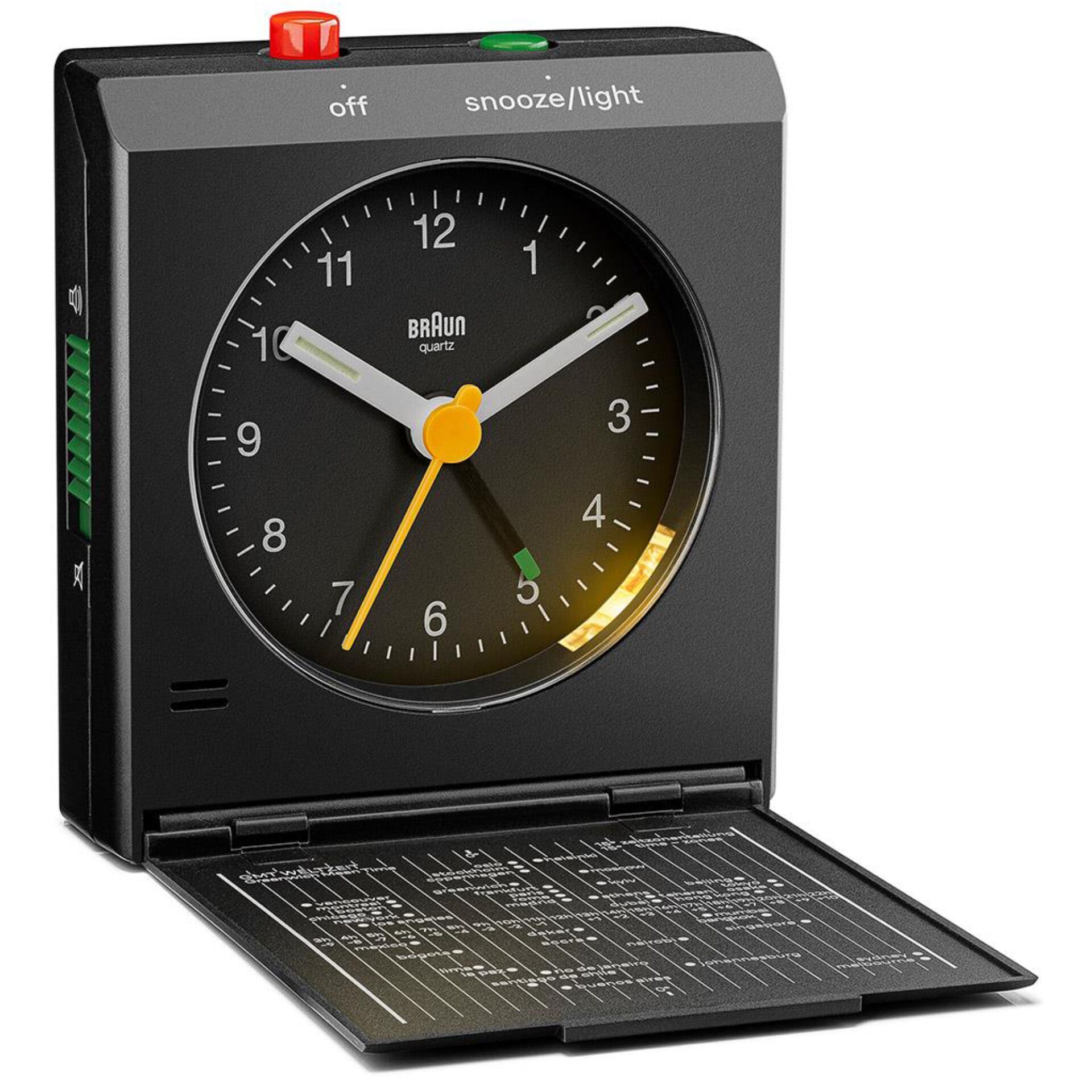 Braun BC 05 B Quarz Klappwecker schwarz