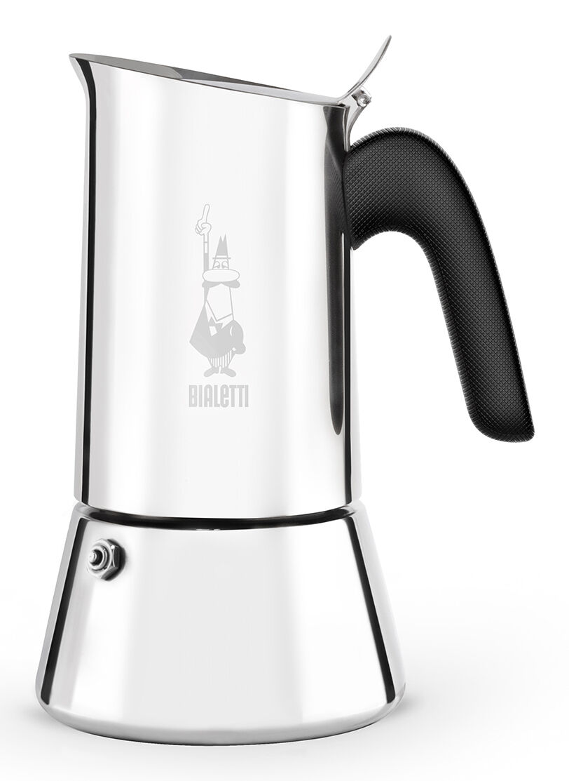 Bialetti Venus box, Mokka-Kanne, 0,2 l, Silber, Edelstahl, 4 Tassen, Kunststoff