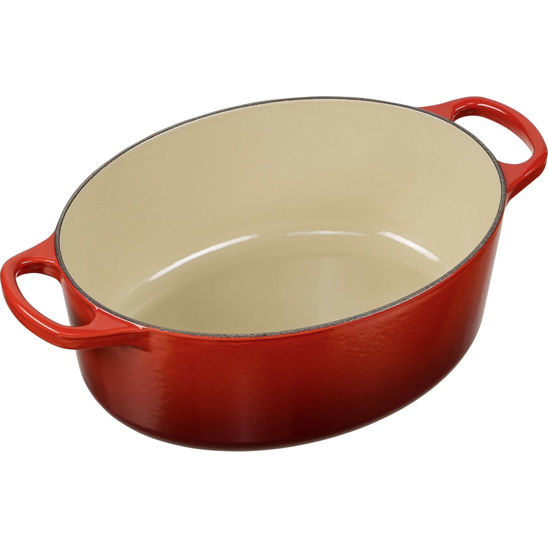 Le Creuset Signature Bräter Kirschrot Oval 33 cm