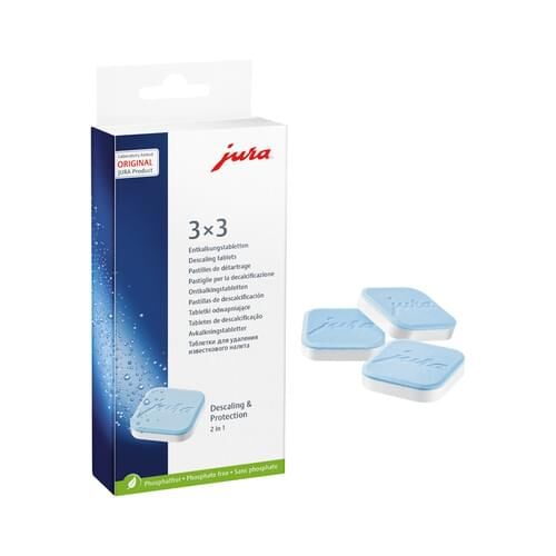 JURA Entkalkertabletten für alle Jura Espressoautomaten 9 Stück