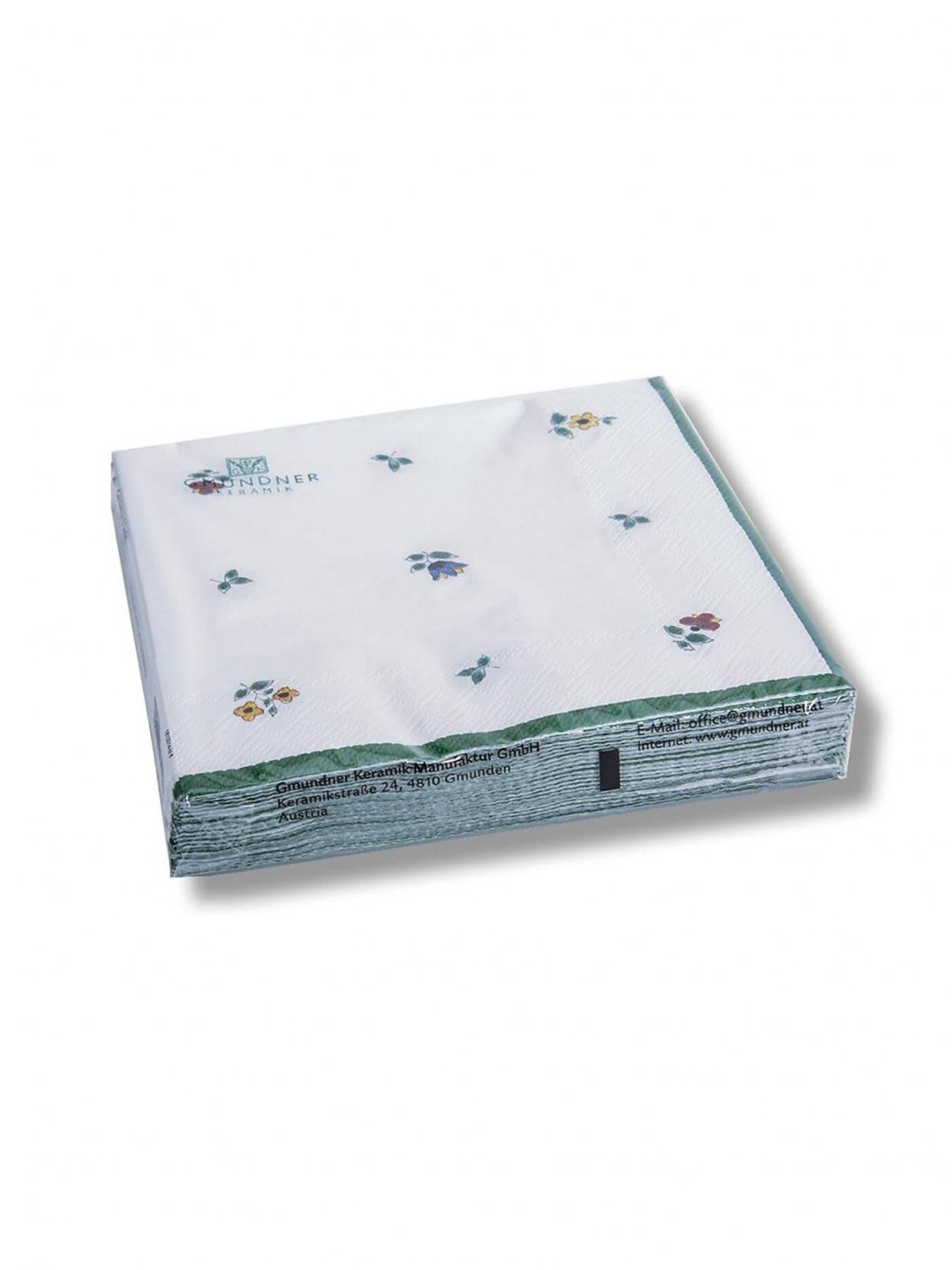 Gmundner Keramik, Lunchservietten 3-lagig 20Stk., Streublume, 330x330mm, 0321HWPS33