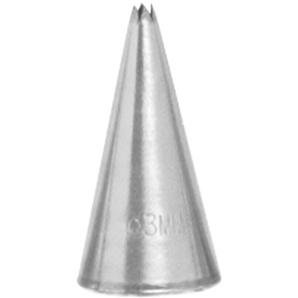SCHNEIDER  Sterntülle NC, aus einem Stück gezogen, ø: 3 mm