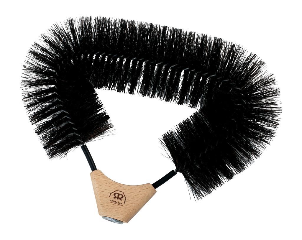 Redecker Pizzaofen-Besen 100cm - Arenga-Borsten Buchenholzstiel