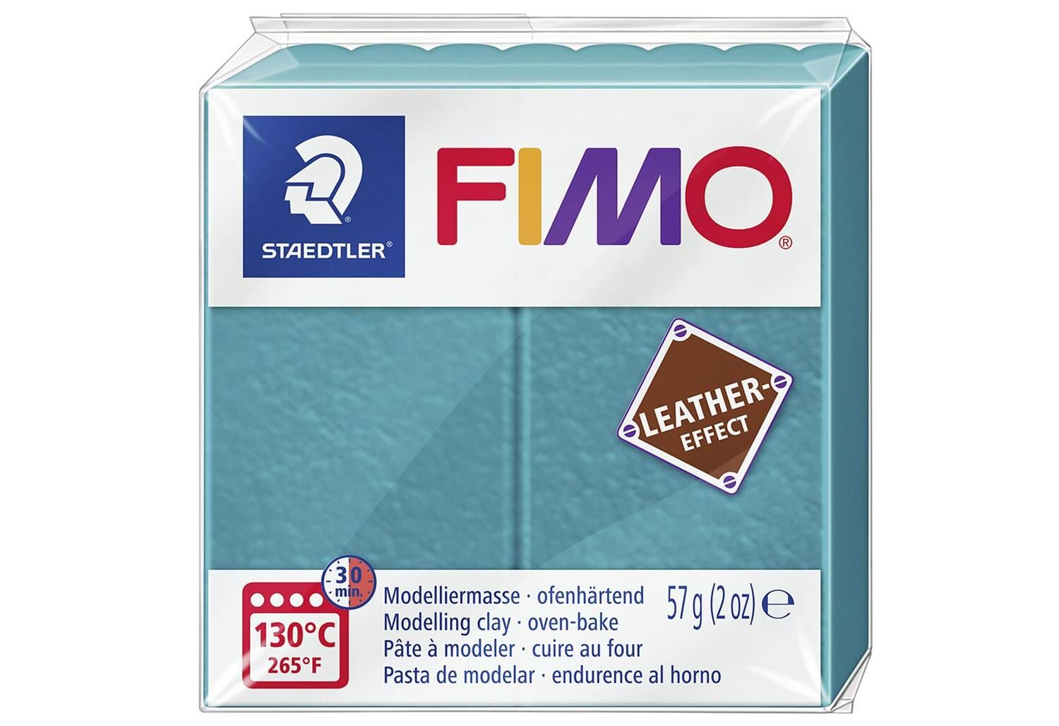 STAEDTLER Modelliermasse Fimo Leder effect lagun