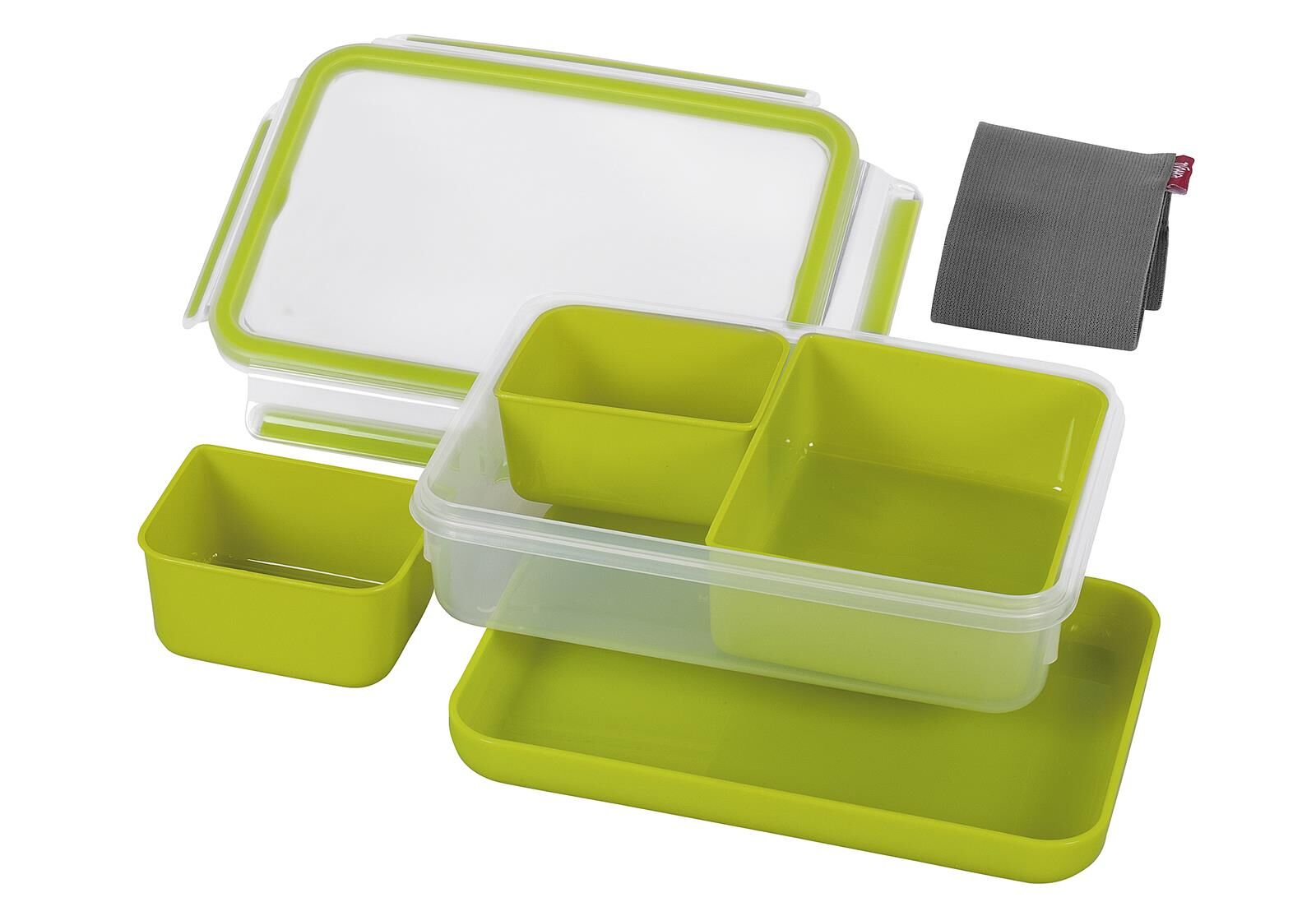 EMSA Clip & Go Lunchbox rechteckig 1,2 Liter