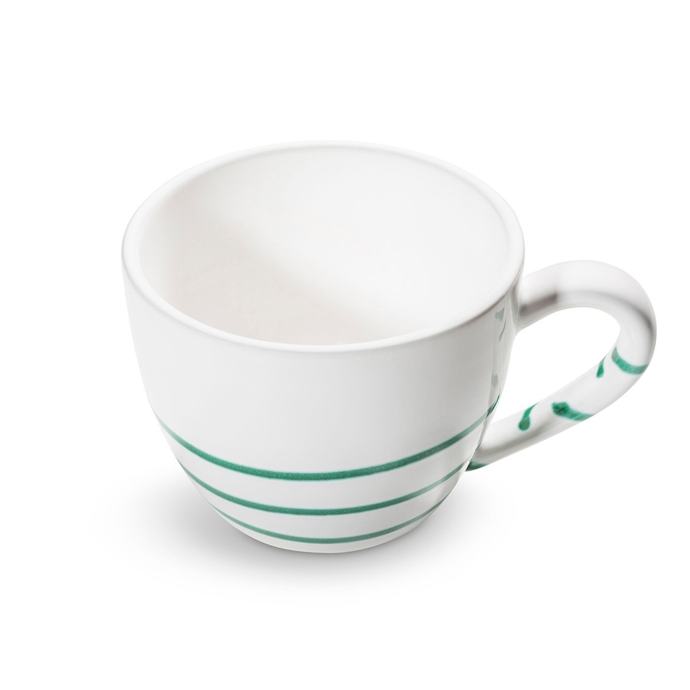 Gmundner Keramik Pur Geflammt Grün, Teetasse Maxima (0,4 L)