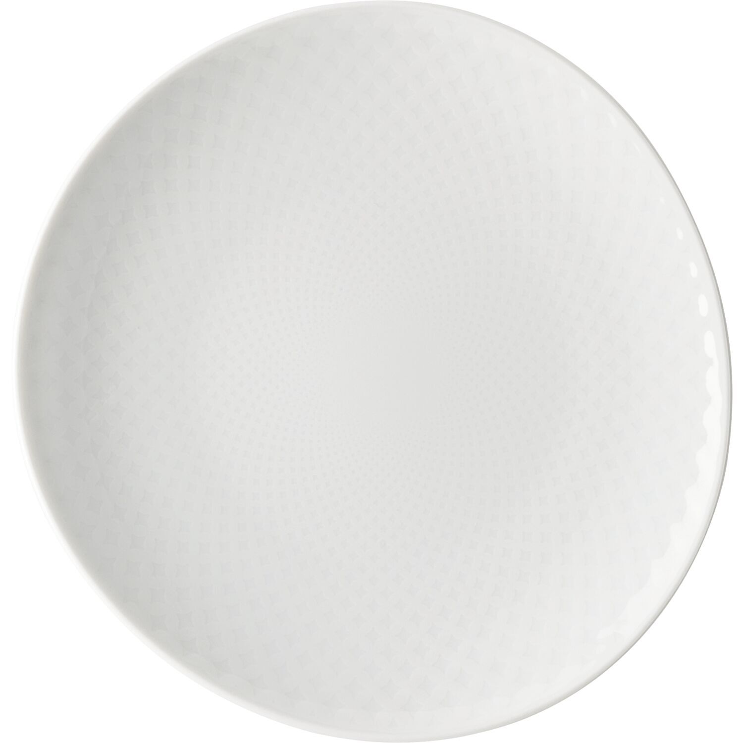ROSENTHAL Junto Teller flach, coup, Länge: 220 mm, Breite: 210 mm, white