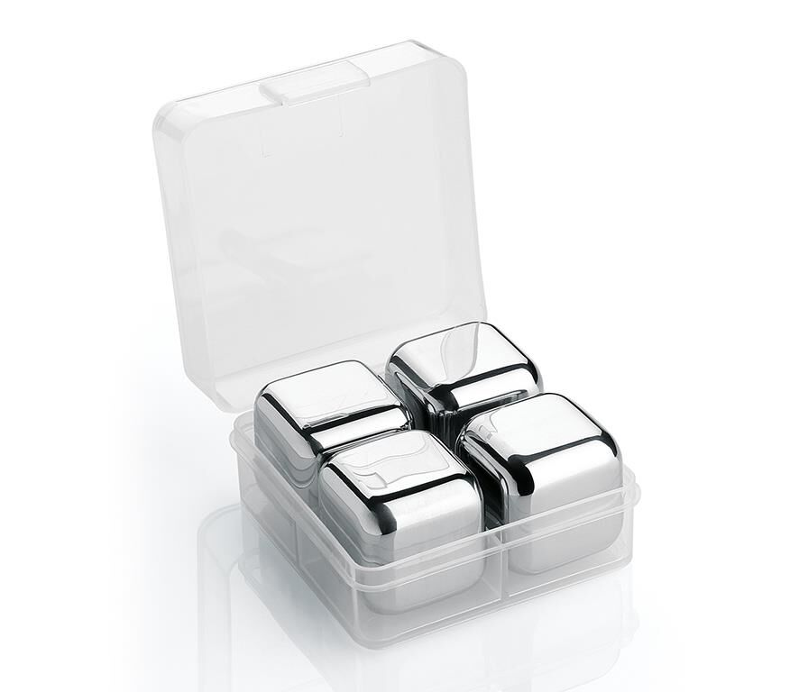 Cilio Kühlwürfel STEEL - 4er Set