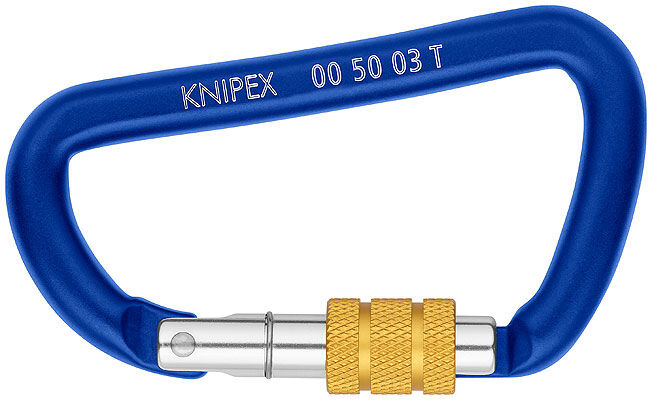 KNIPEX - Clamping tool carabiner - 48 x 12 mm (Packung mit 2)