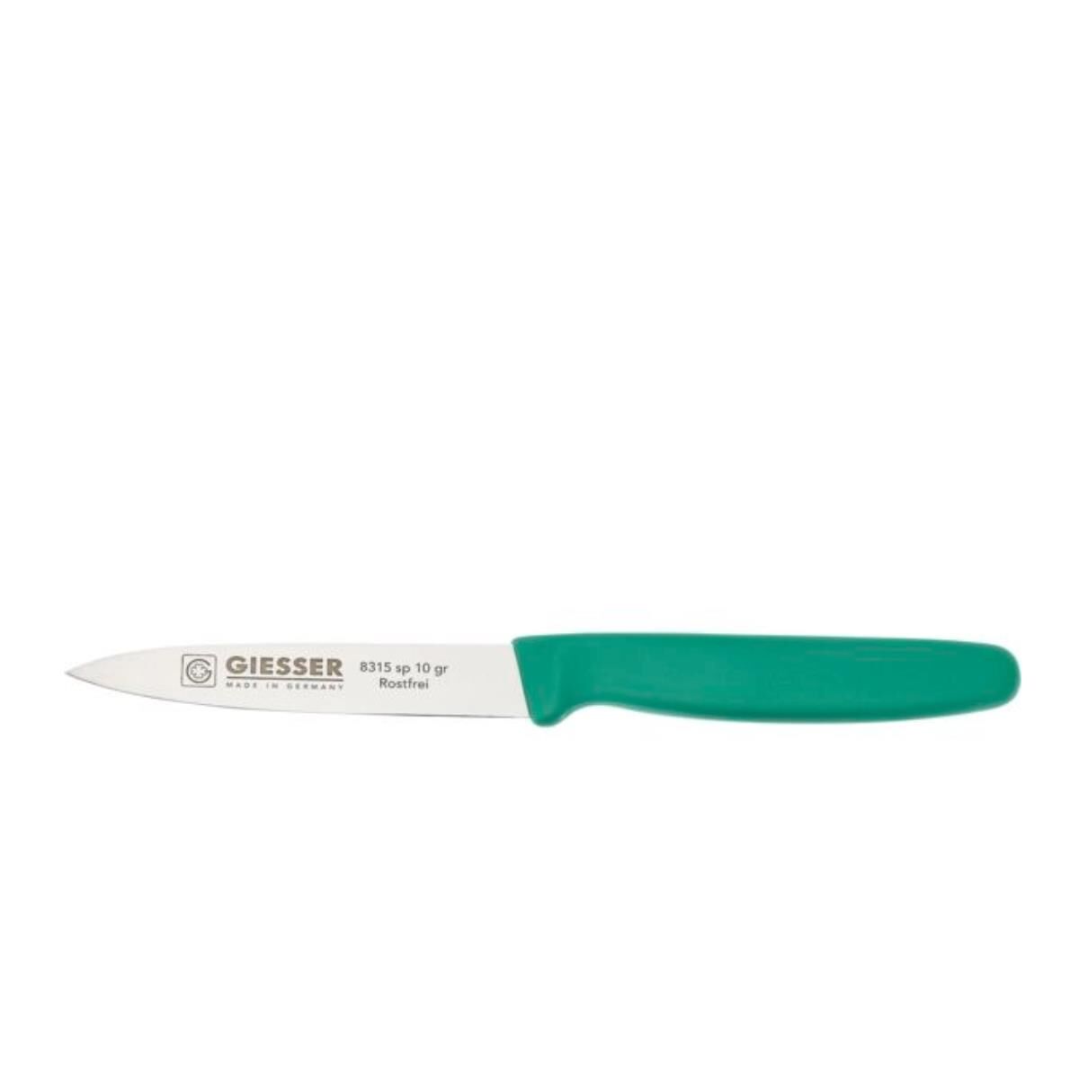GIESSER Gemüsemesser glatt, 100 mm, grün