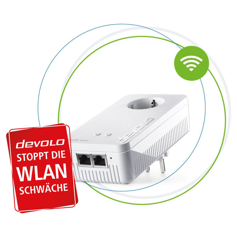 devolo Magic 2 WiFi next Einzeladapt. (weiss)