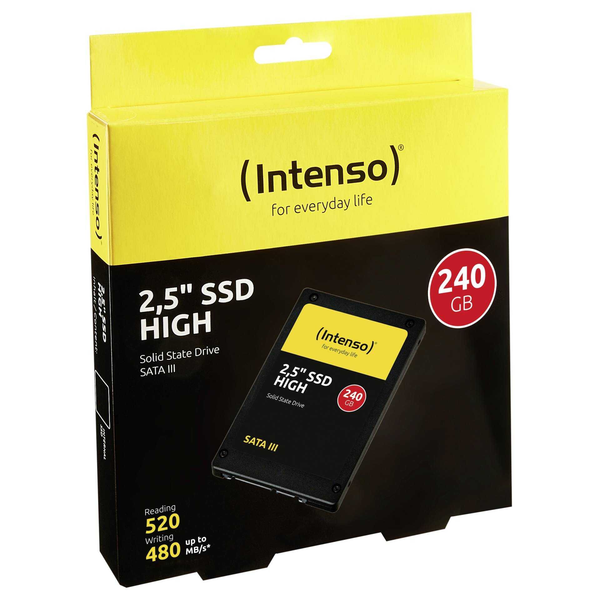 Intenso - Solid-State-Disk - 240 GB - intern - 2.5" (6.4 cm) - SATA 6Gb/s