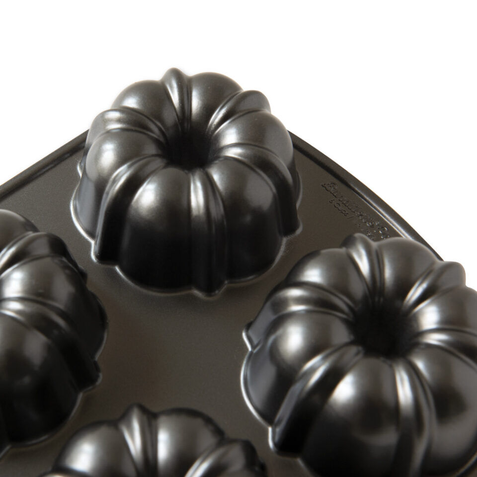 Nordic Ware Original Mini Gugelhupfform für 6 Kuchen