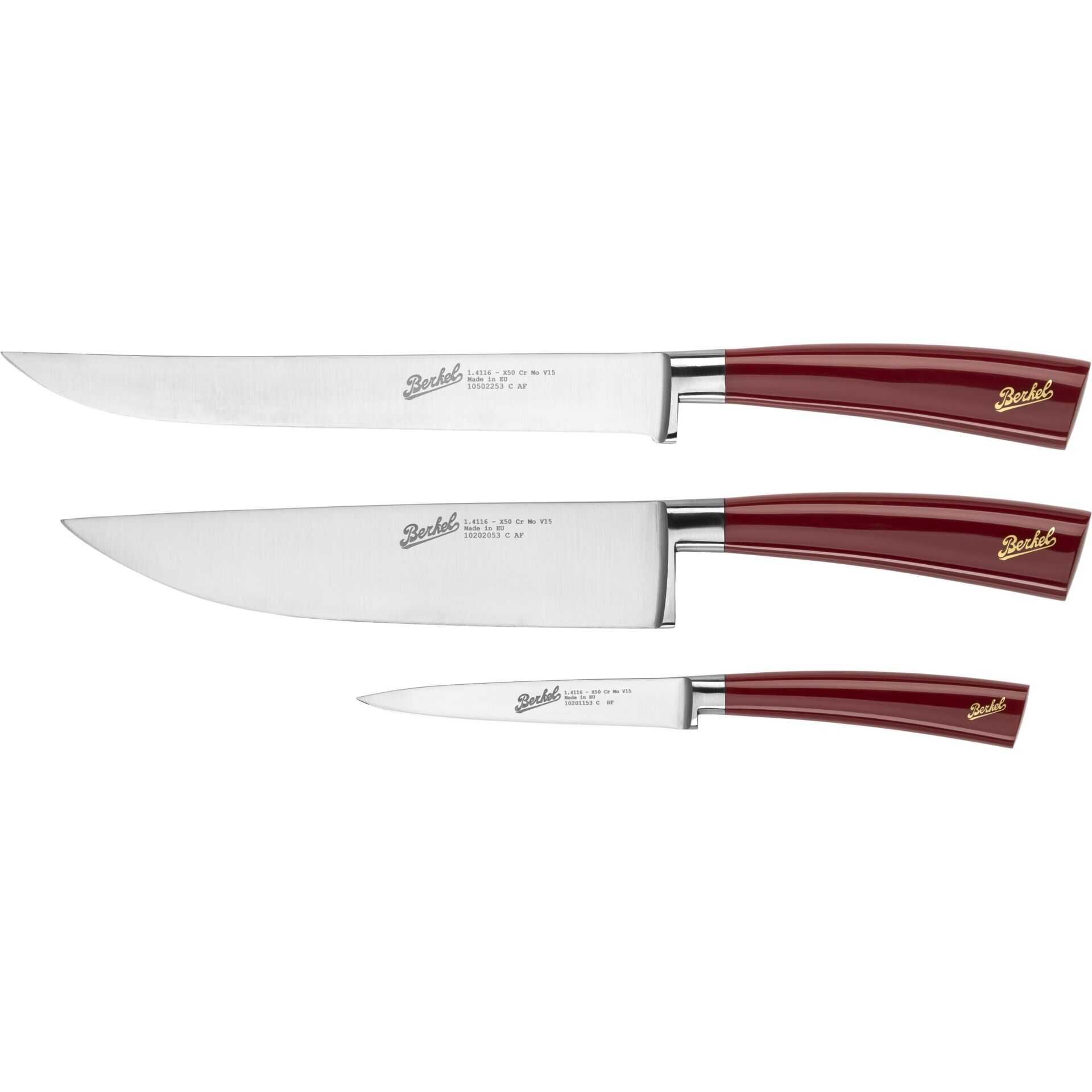 Berkel Elegance Red Chef-Set 3-tlg.