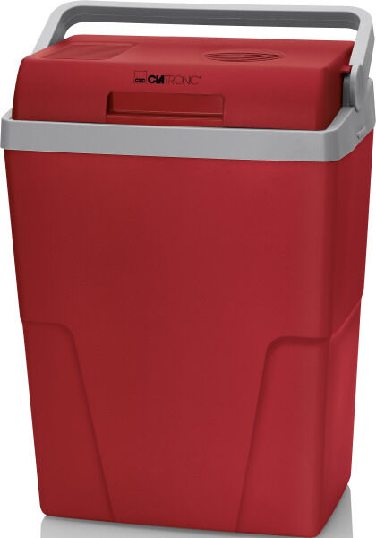 CLATRONIC Kühlbox 25L PeltierSyst. 12V/230V-Kab. rot-grau KB 3713
