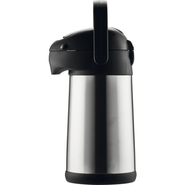 HELIOS Pipe Pumpkanne 18/10 Edelstahl, doppelwandig, Inhalt: 2,50 Liter