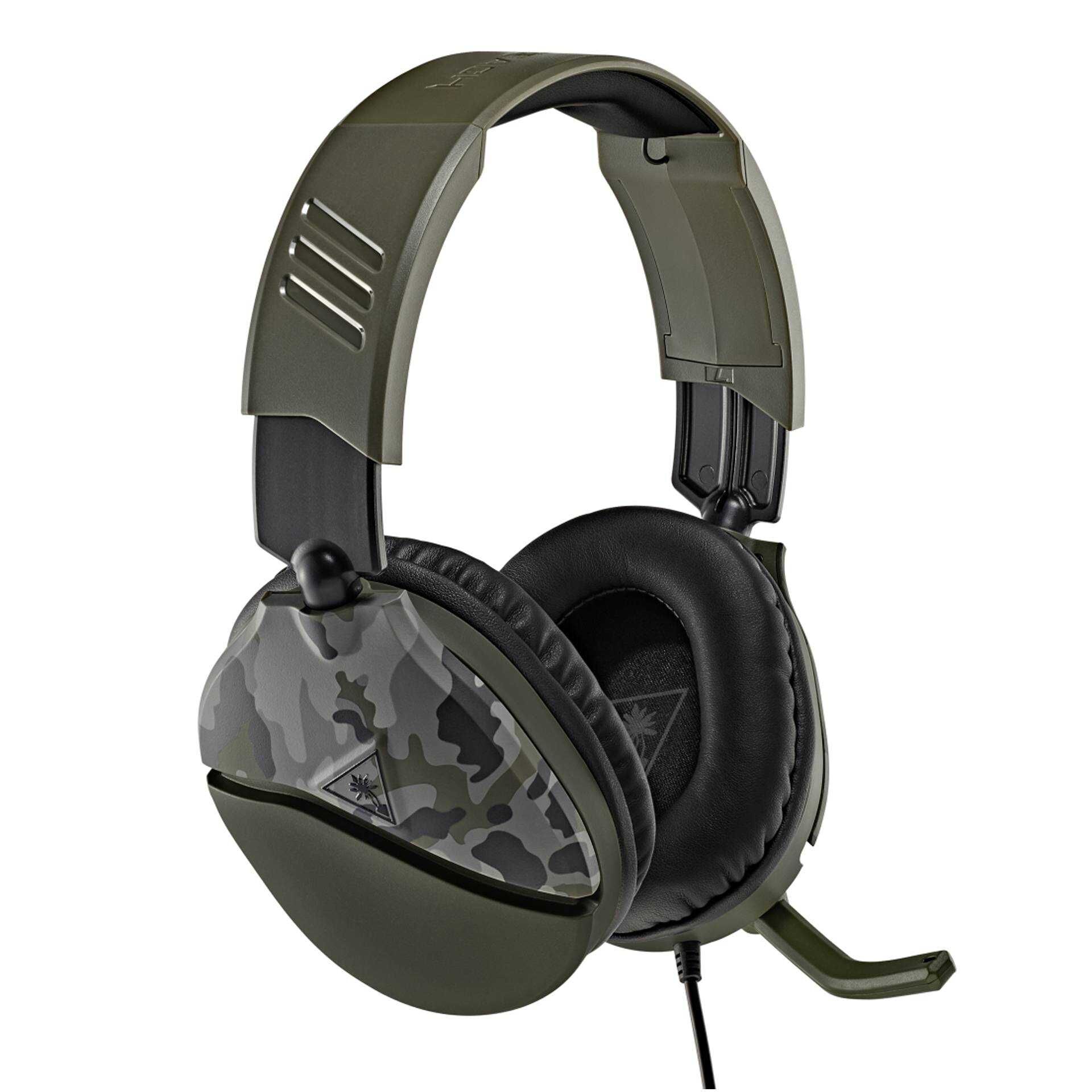Turtle Beach Recon 70 Green Camo - Headset - ohrumschließend - kabelgebunden - 3,5 mm Stecker