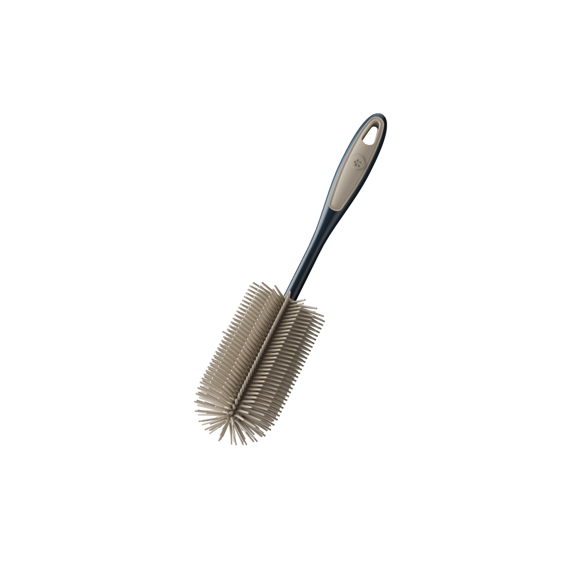 Kochblume Silikon Spülbürste taupe