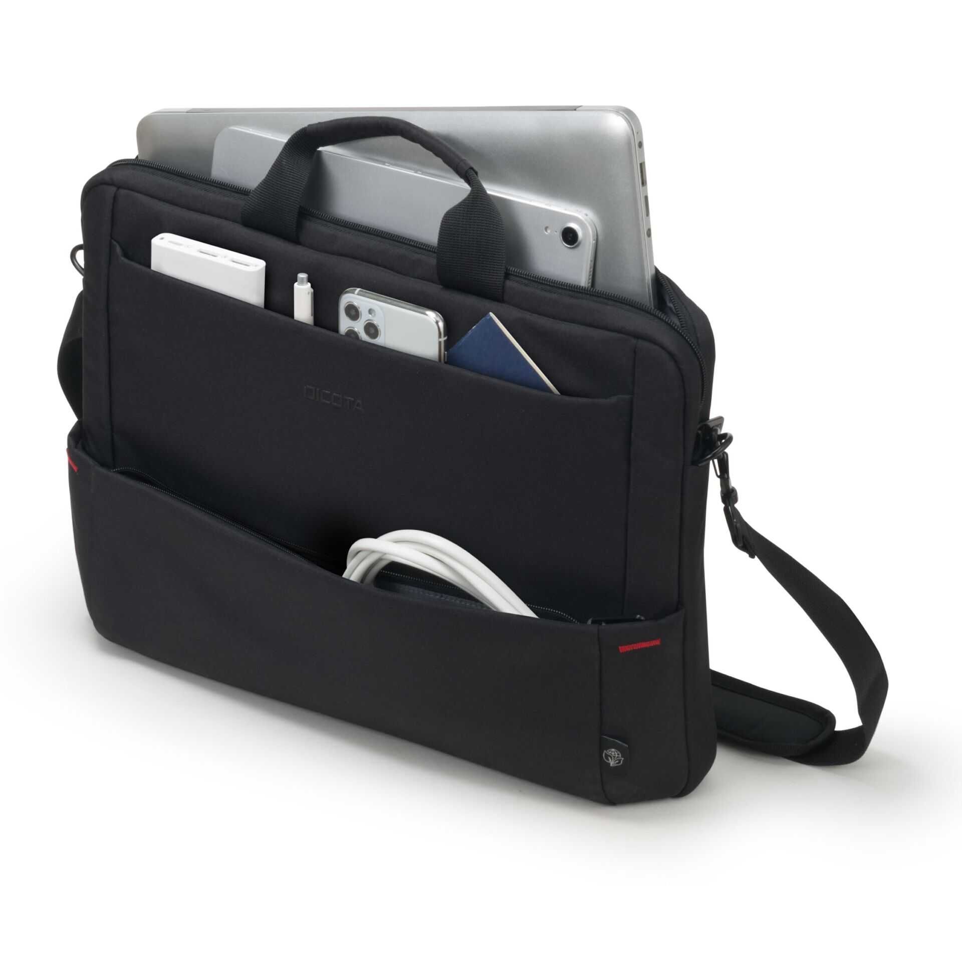 DICOTA Laptop Case Slim Plus Eco BASE 13-15.6  black